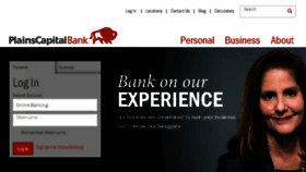 What Plainscapitalbank.com website looked like in 2017 (6 years ago)