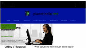 What Planetindia.net website looked like in 2017 (6 years ago)