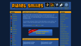 What Planetsmilies.com website looked like in 2017 (6 years ago)