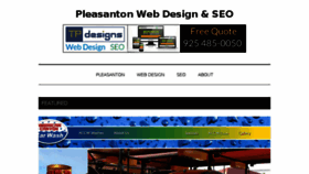 What Pleasantonwebdesignblog.com website looked like in 2017 (6 years ago)