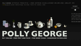 What Pollygeorge.com website looked like in 2017 (6 years ago)