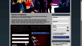 What Popomundo.com website looked like in 2017 (6 years ago)
