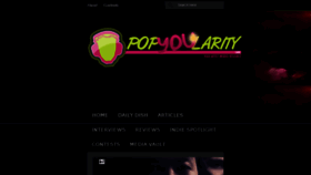 What Popyoularity.com website looked like in 2017 (6 years ago)