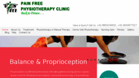What Painfreephysiotherapy.com website looked like in 2017 (6 years ago)