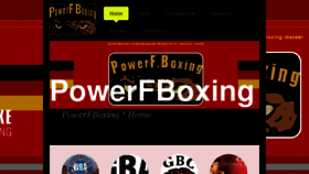 What Powerfboxing.com website looked like in 2017 (6 years ago)