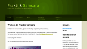 What Praktijksamsara.nl website looked like in 2017 (6 years ago)
