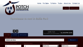 What Potchproperties.co.za website looked like in 2017 (6 years ago)