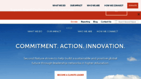 What Presidentsclimatecommitment.org website looked like in 2017 (6 years ago)