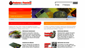What Prestamosyfinancieras.com website looked like in 2017 (6 years ago)