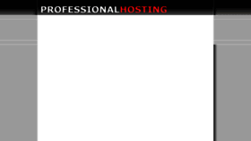 What Professionalhosting.info website looked like in 2017 (6 years ago)