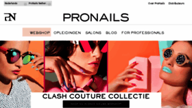 What Pronails.nl website looked like in 2017 (6 years ago)