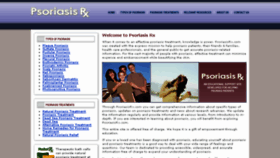 What Psoriasisrx.com website looked like in 2017 (6 years ago)