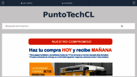 What Puntotech.cl website looked like in 2017 (6 years ago)