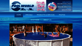 What Poolworld.com website looked like in 2017 (6 years ago)