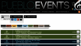 What Puebloevents.net website looked like in 2017 (6 years ago)