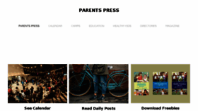 What Parentspress.com website looked like in 2017 (6 years ago)