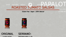 What Papalotesalsa.com website looked like in 2017 (7 years ago)