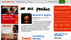 What Positivelyuk.org website looked like in 2017 (6 years ago)