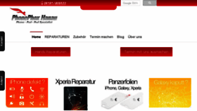 What Phonephox.de website looked like in 2017 (6 years ago)