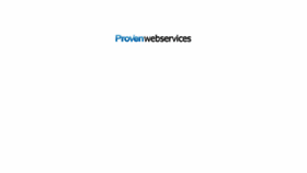 What Provenwebservices.com website looked like in 2017 (6 years ago)