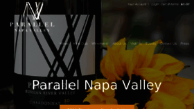 What Parallelwines.com website looked like in 2017 (8 years ago)