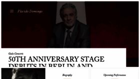 What Placidodomingo.com website looked like in 2017 (6 years ago)