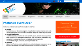What Photonics-event.nl website looked like in 2017 (7 years ago)