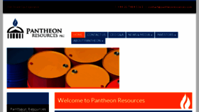What Pantheonresources.com website looked like in 2017 (6 years ago)