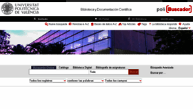 What Polibuscador.upv.es website looked like in 2017 (6 years ago)