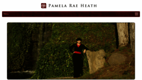 What Pamelaheath.com website looked like in 2017 (8 years ago)