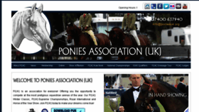 What Poniesuk.org website looked like in 2017 (6 years ago)