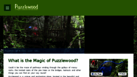 What Puzzlewood.net website looked like in 2017 (6 years ago)