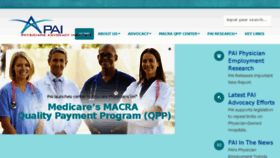 What Physiciansadvocacyinstitute.org website looked like in 2017 (6 years ago)