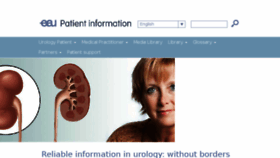 What Patients.uroweb.org website looked like in 2017 (6 years ago)