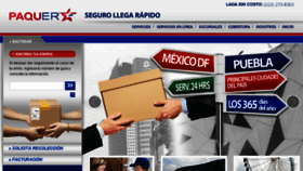 What Paquer.com.mx website looked like in 2017 (6 years ago)