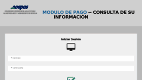 What Pagoenlinea.ooapas.gob.mx website looked like in 2017 (6 years ago)