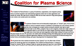 What Plasmacoalition.org website looked like in 2017 (6 years ago)