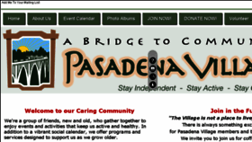 What Pasadenavillage.org website looked like in 2017 (6 years ago)