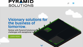 What Pyramidsolutions.com website looked like in 2017 (6 years ago)