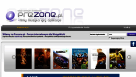 What Prezone.pl website looked like in 2017 (6 years ago)