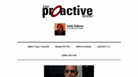 What Proactivereport.com website looked like in 2017 (6 years ago)