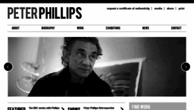 What Peterphillips.com website looked like in 2017 (6 years ago)
