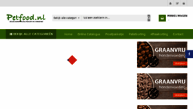 What Petfood.nl website looked like in 2017 (6 years ago)