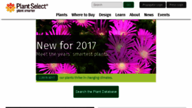 What Plantselect.org website looked like in 2017 (9 years ago)