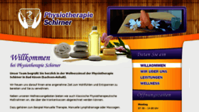 What Physiotherapie-schirner.de website looked like in 2017 (6 years ago)