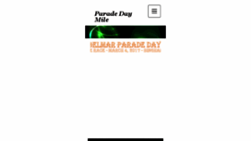 What Paradedaymile.com website looked like in 2017 (6 years ago)