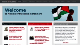 What Palestine.dk website looked like in 2017 (6 years ago)