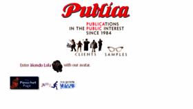 What Publica.com website looked like in 2017 (6 years ago)
