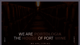 What Portologia.pt website looked like in 2017 (6 years ago)