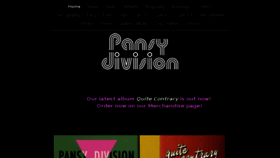 What Pansydivision.com website looked like in 2017 (6 years ago)